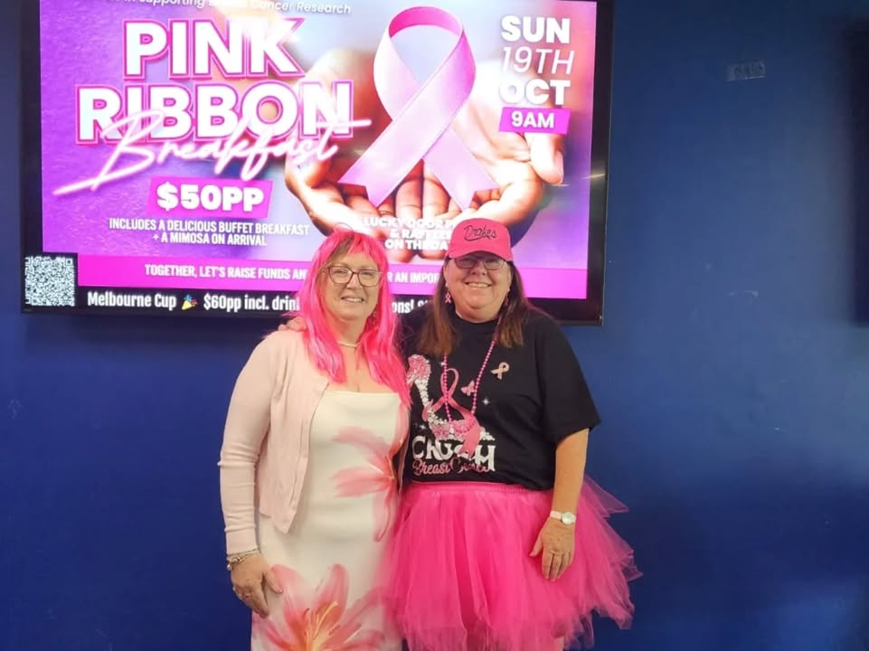 Featured image for “Pink Ribbon Breakfast Success at Padstow Bowling Club”
