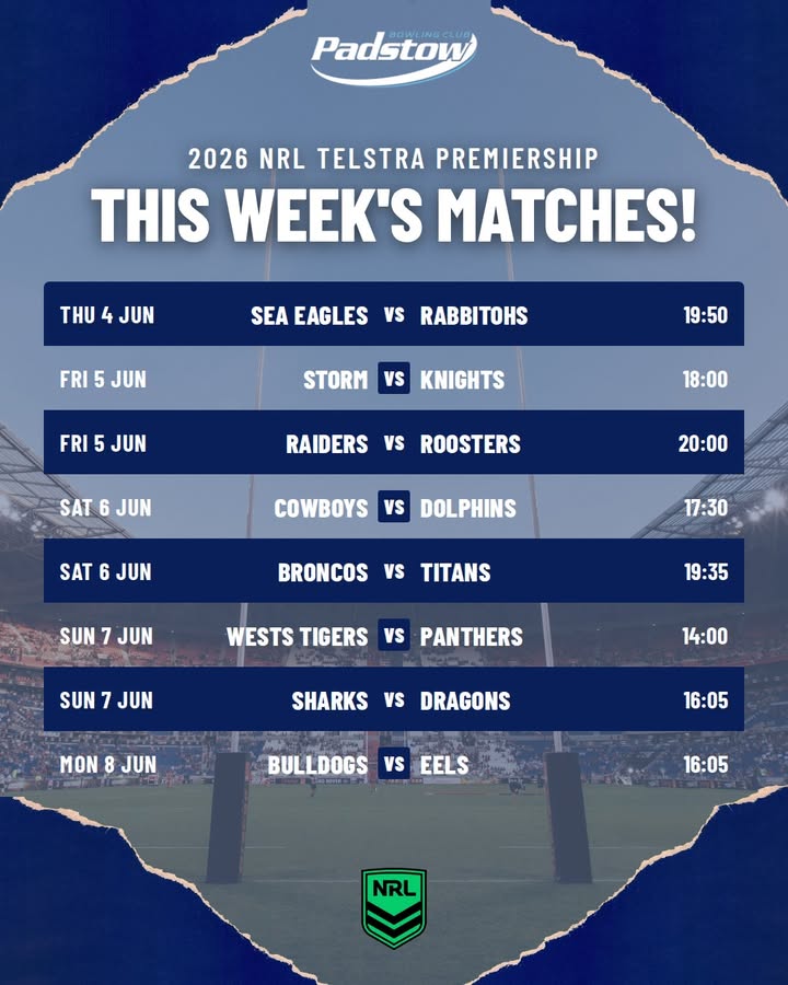 Featured image for “Watch NRL Action at Padstow Bowling Club”