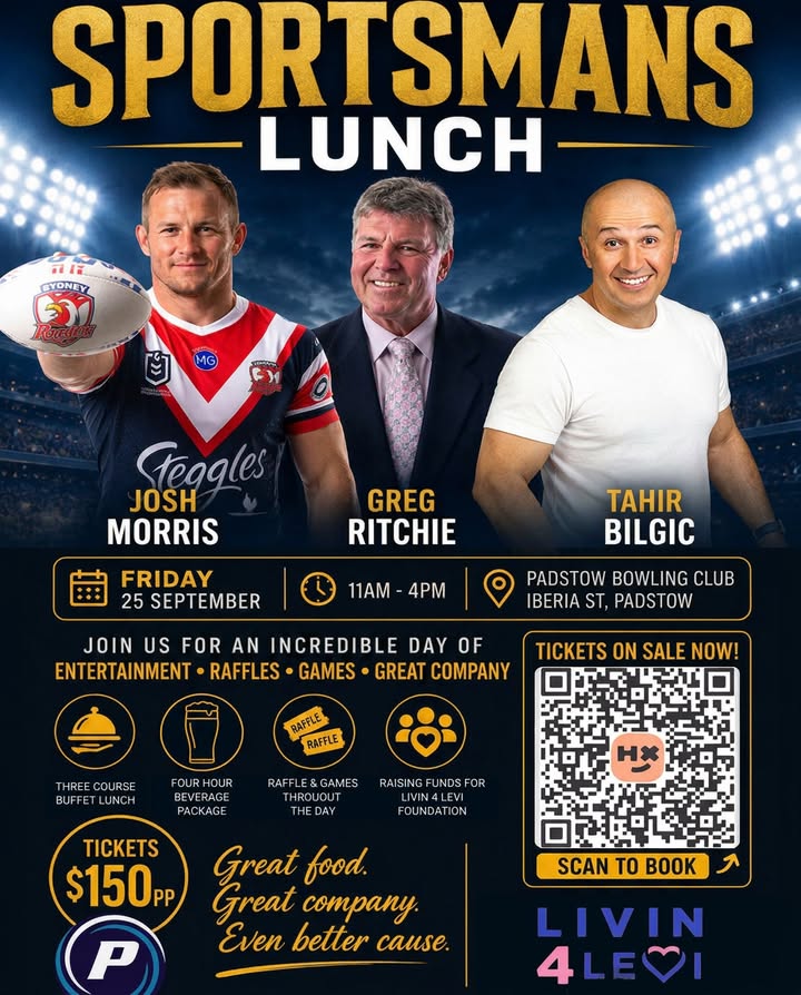 Featured image for “Sportsmans Lunch at Padstow Bowling Club – 25 September”